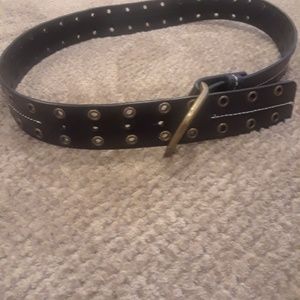 Leather belt